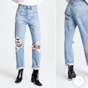 AGOLDE Mid Rise 90s Straight Jeans